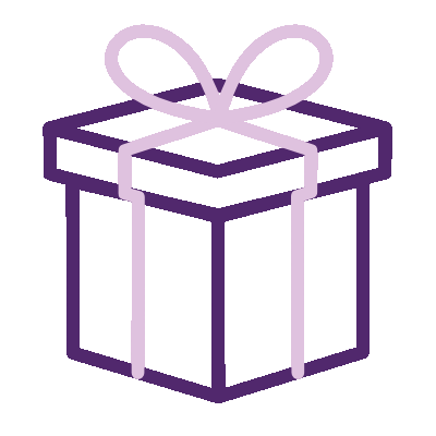 Gift GIF for customized med spa party packages - U R Royalty - Cypress, Texas